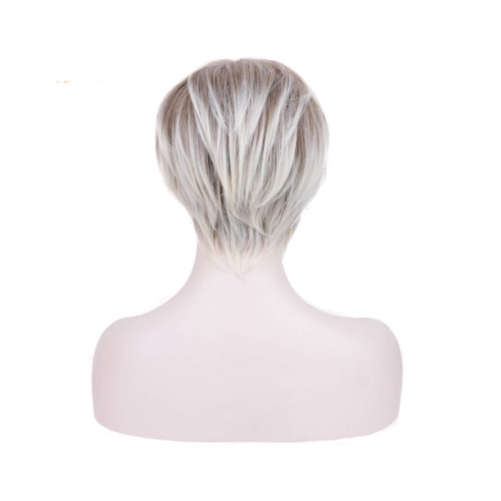 Short Blonde Wigs with Bangs Short Pixie Cut Wigs for Women - Image 3