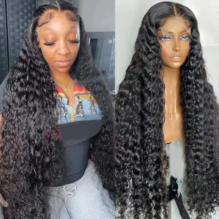 20 Inch 13x6 HD Deep Wave Lace Frontal Wig 20 Inch